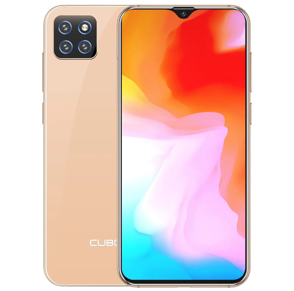 Смартфон CUBOT X20 Pro 4G, 6 ГБ+ 128 ГБ, 6,3 дюйма, Android 9,0, 4000 Мп+ Мп, задняя камера, мА/ч, мобильный телефон с функцией распознавания лица - Цвет: Rose Gold