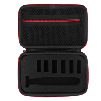

NEW-Carry Hard Case For Philips Norelco Oneblade Hydbrid Electric Trimmer(Red)