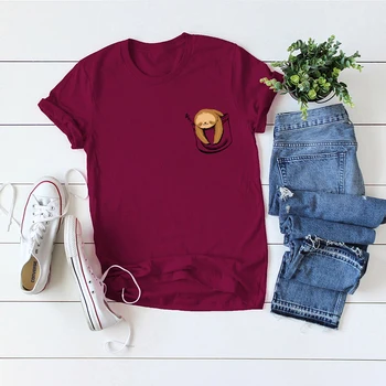 

Animal Cartoon Sloth Print Cute 2020 New Fashion T Shirts for Women O Neck Casual Lovely Tshirt Female Summer Tee Tops Clothes