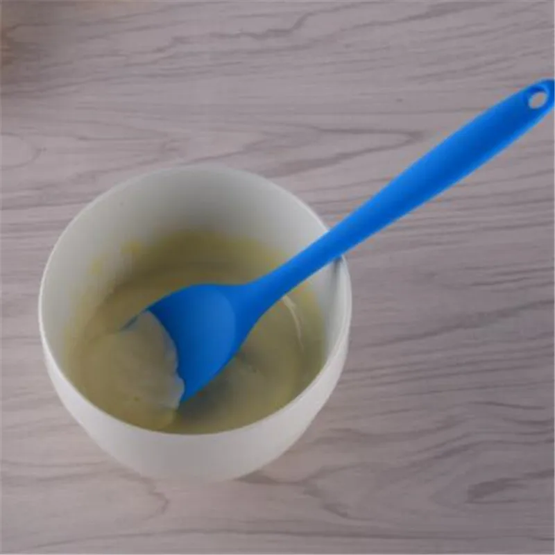Heat Resistant Integrate Handle Silicone Spoon Scraper Kitchen Utensil Turners Spatula Pan Spatula Cake Kitchen Cooking Tool