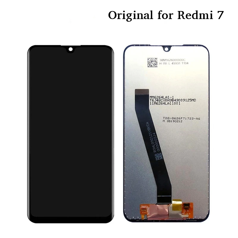 

For Redmi 7 LCD Display Touch Screen Original Digitizer Assembly Replacement For Xiaomi Redmi7 6.26 Inch