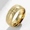 New Fashion Simple Men's Basketball Logo Matte Stainless Steel Ring Hip Hop Christmas Jewelry Gift Rings Accessories Wholesale 3