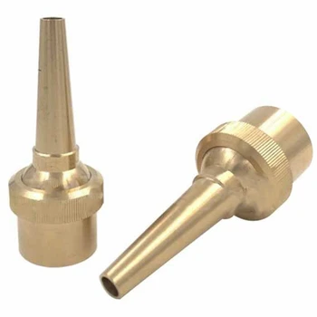 10Pcs 1/2 inch DN15 Brass Jet Straight Adjustable FountaiWater Spray Nozzles Pool Nozzles Garden Landscape Decoration Fountain