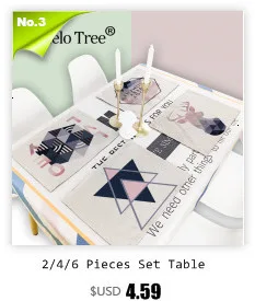 Nordic Kitchen Table Mats Flower American Placemats Cup Coaster Rectangle Kitchen Placemat Doily Manteles Individuales De Mesa