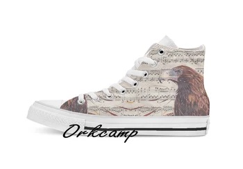 

Wedge Tailed Eagle Custom Casual High Top lace-up Canvas shoes sneakers Drop shipping