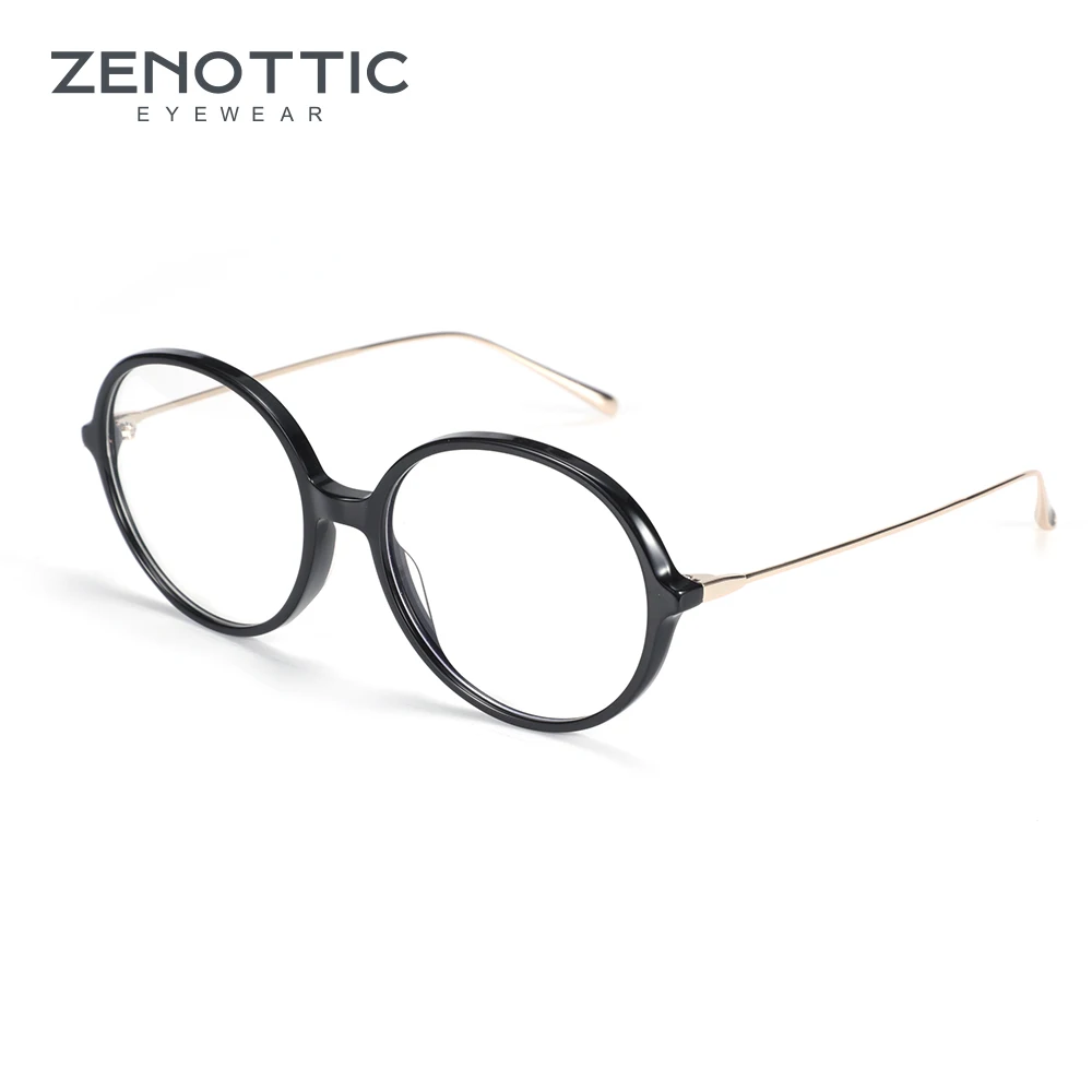 ZENOTTIC компьютерные очки, очки, женские очки, оправа, круглые очки с полной оправой, очки, поддельные очки, модные аксессуары