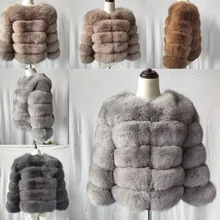 2019 модные пальто короткая шуба из натурального меха для женщин с натуральным лисьим мехом Зимние пальто три четверти рукав теплая одежда, теплое пальто 2019 модные пальто короткая шуба из натурального меха для женщин с натуральным лисьим мехом Зимние пальто три четверти рукав теплая одежда, теплое пальто