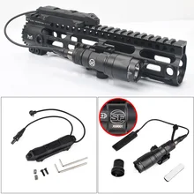 Пневматический пистолет suprefir M300 M300A M300B светодиодный 280LM оснащен двумя кнопками охотничья тактика светодиодный фонарик аксессуары M3X аксессуары