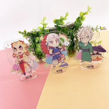 

Hot Anime Demon Slayer: Kimetsu no Yaiba Acrylic Stand Model Nezuko Zenitsu Anime Figure Decoration Action Figure Plate