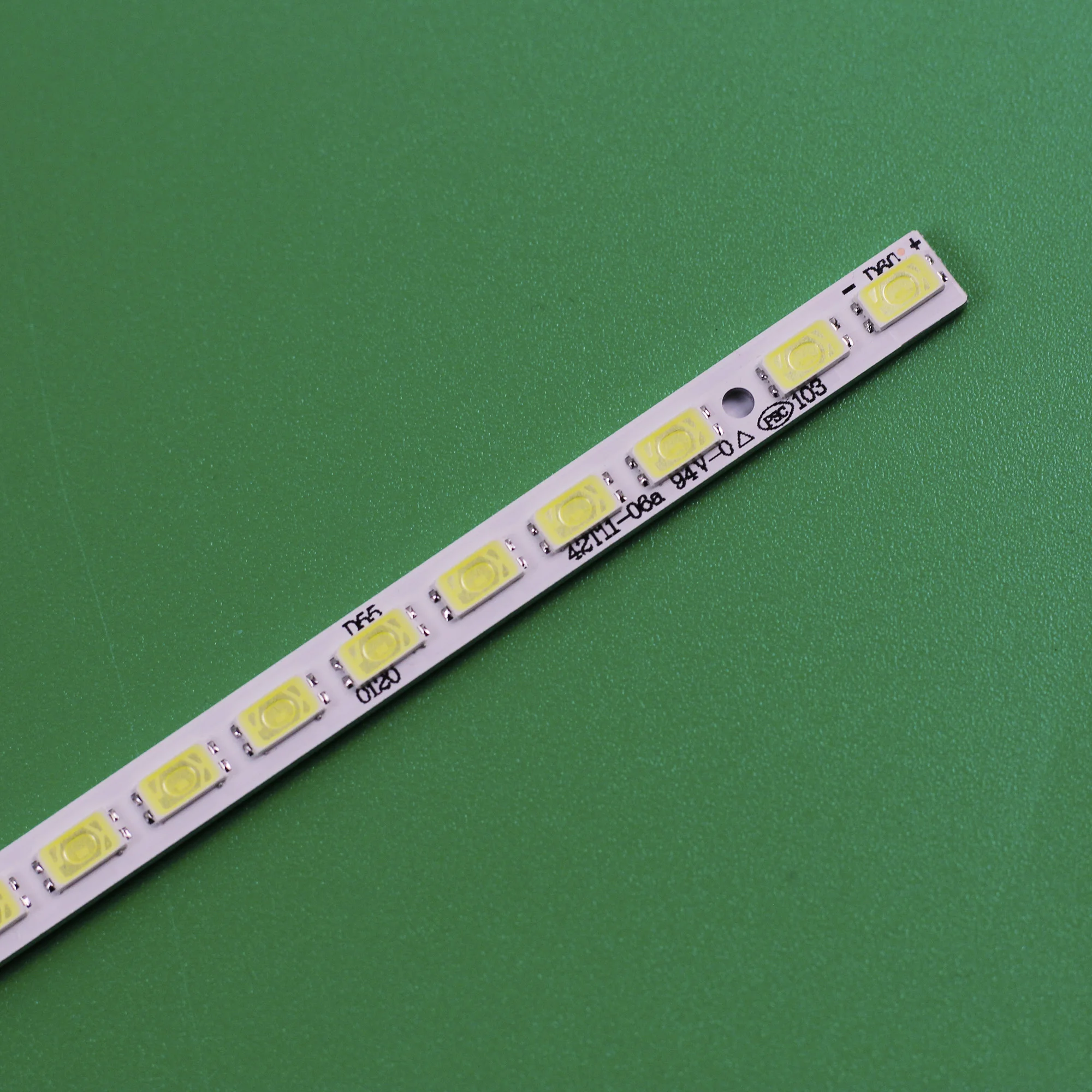 Nova 42t1106a 60leds 478 Milímetros Tira Conduzida para 42lv5500 42pfl5300 42p21fbd 42lv3550 74.42t13.001-0-cs1 74.42tb3.0011-shi T420hw08 V.5 - Imagem 3