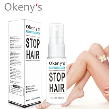 Стоп спрей для волос удаление ингибитора сыворотка-спрей борода бикини интимный ингибитор безболезненное средство для удаления волос масло дропшиппинг 20 мл