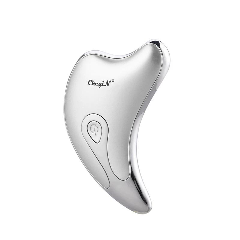 Electric Gua Sha Board Facial Massager Face Lifting Scraping Tool Microcurrent Massage Guasha Plate Wrinkle Removal Slimming 48
