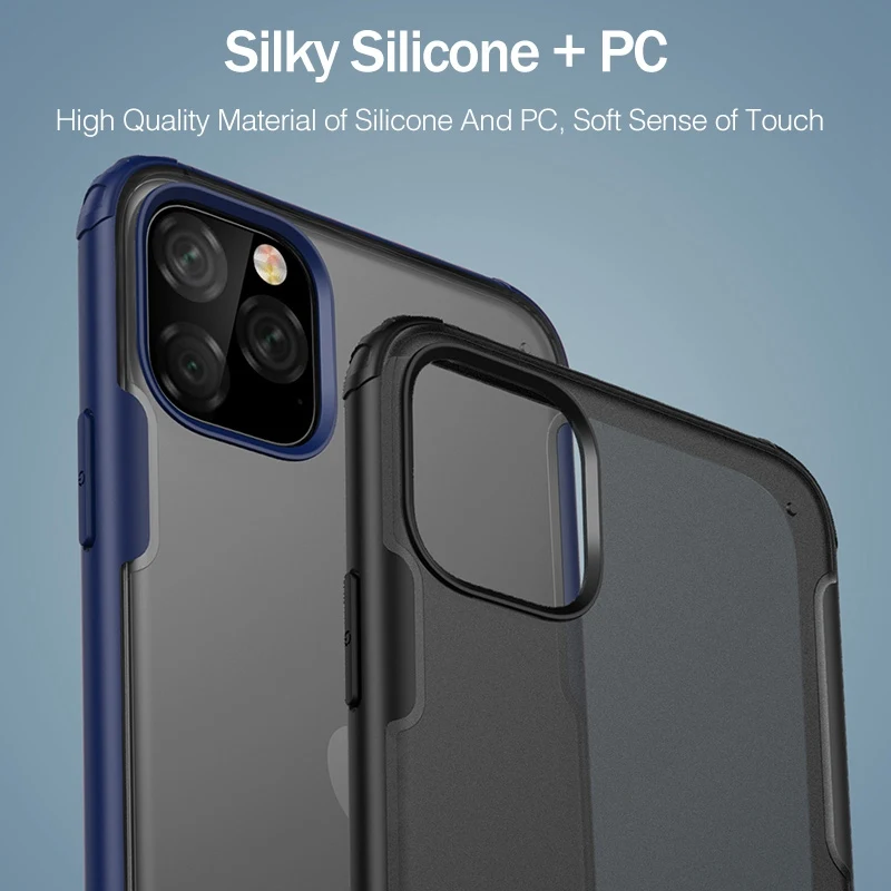 YKZ роскошный противоударный чехол для iPhone 11 Pro XS MAX чехол для iPhone X XS XR 7 8 Plus Ультратонкий матовый жесткий чехол