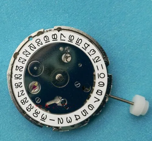 Free Shipping Mingzhu Asian 2813 Automatic Date Movement Silver New afbeelding