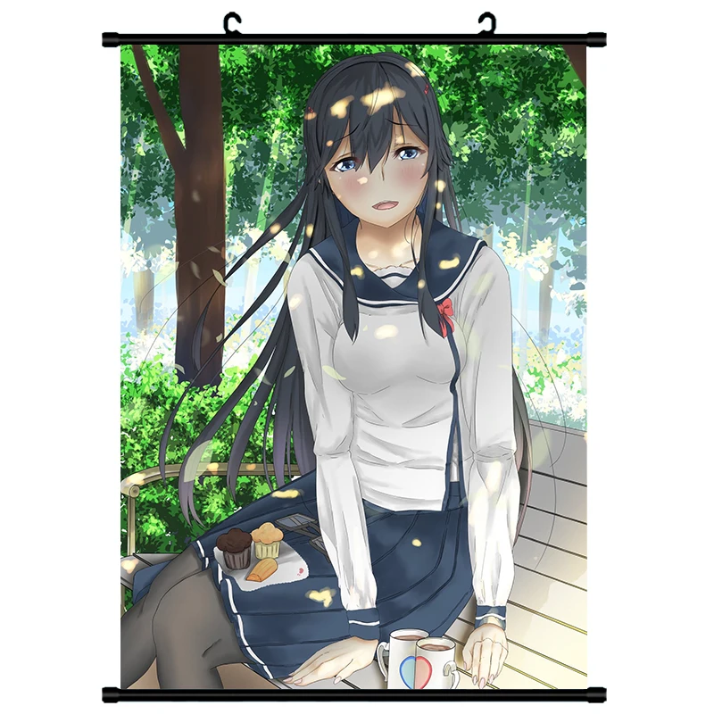 Oresuki Ore wo Suki Nano wa Omae Dake ka yo Kisaragi Hinata Anime manga  Poster solid wood hanging scroll with canvas painting - AliExpress