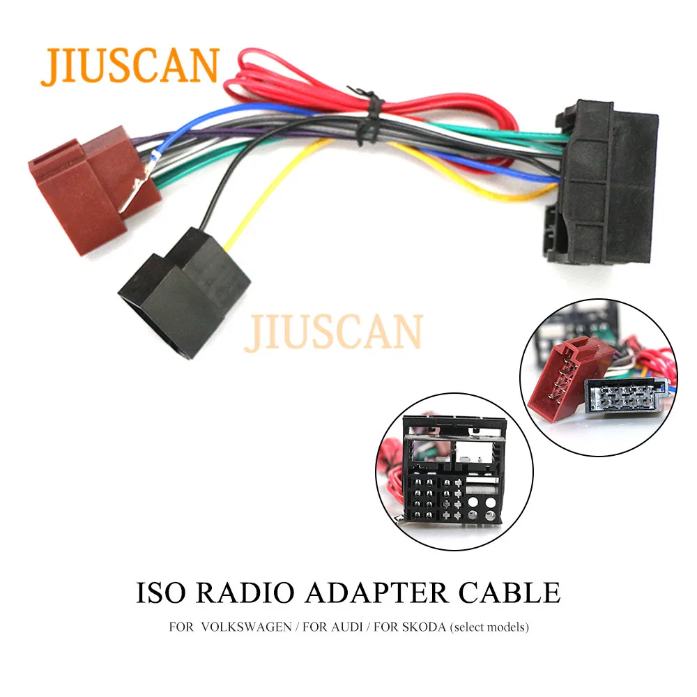 Радиоадаптер JIUSCAN 12 125 ISO для BMW 3 Series (E90/91/E92/E93) соединитель жгута проводов