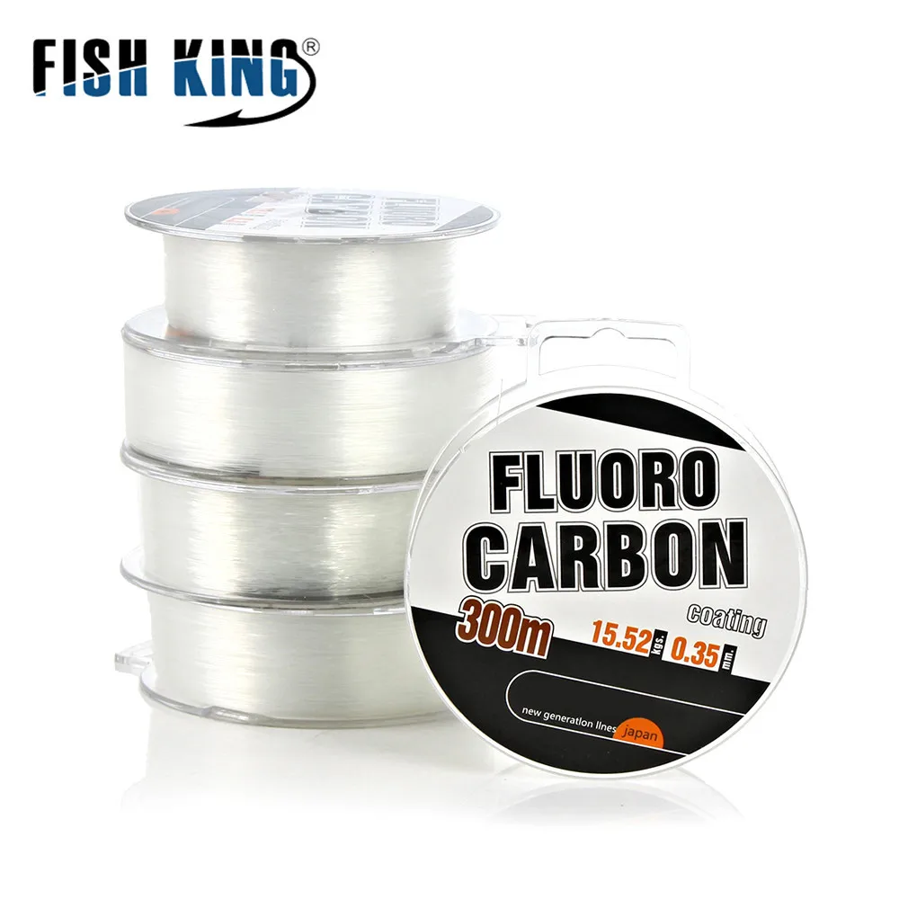 

100% Fluorocarbon Coating Fishing Line 300 M Monofilament line Fishing Accessories Leader Line Super Strong Sinking Line