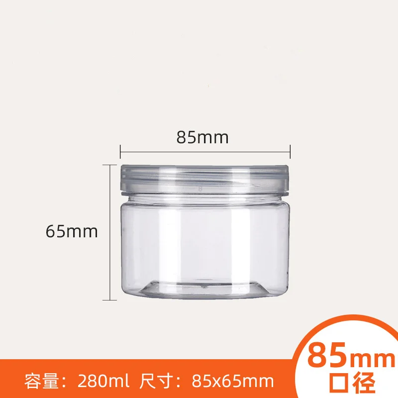 Синий 10pcs 840 720 690ml Empty Transparent Plastic Pack Bottles Cans For Spices Honey Candy Food Sample Containers - Цвет: Синий