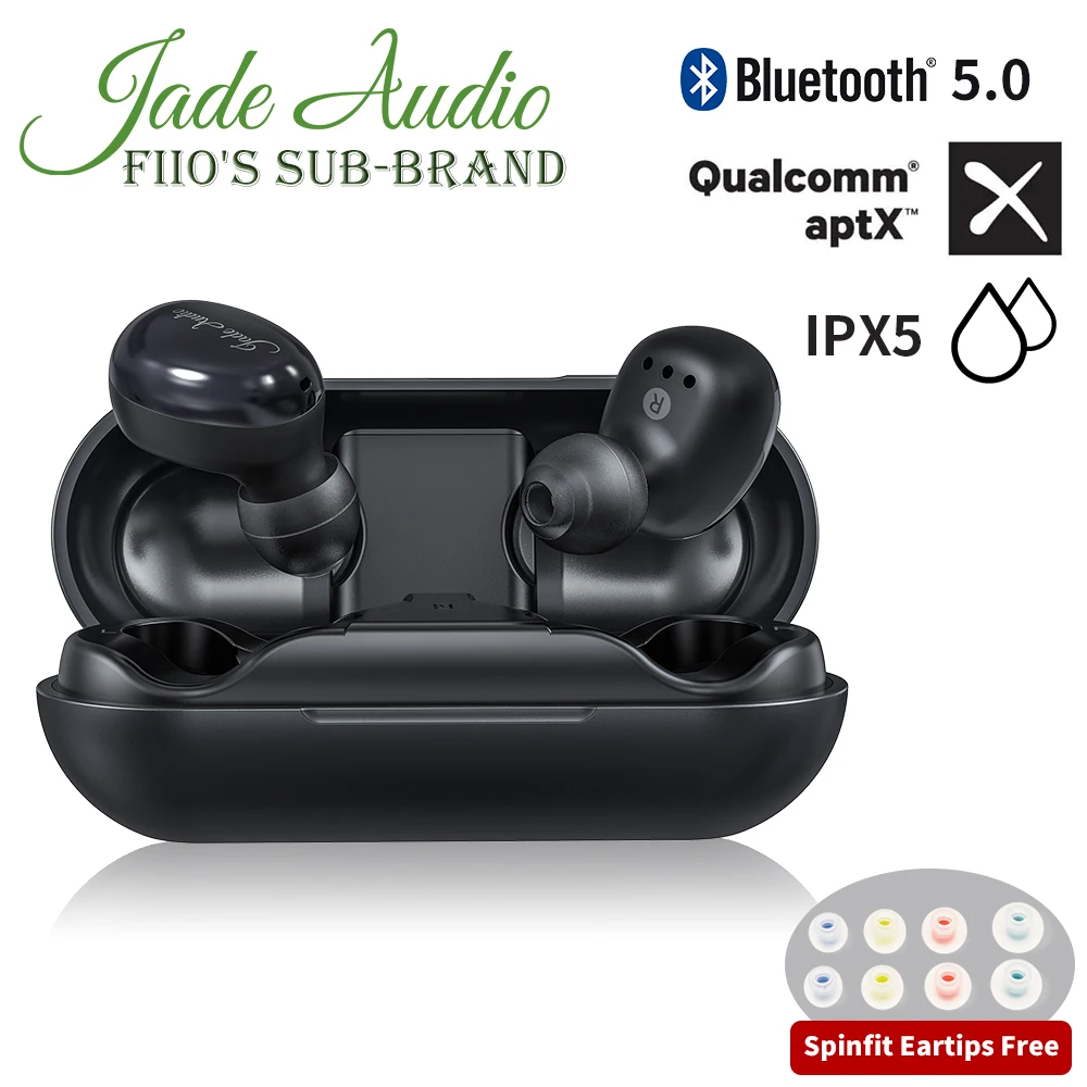 Спортивные Беспроводные наушники JadeAudio(FiiO) EW1 TWS IPX5 Bluetooth aptX V5.0 с поддержкой aptX/AAC