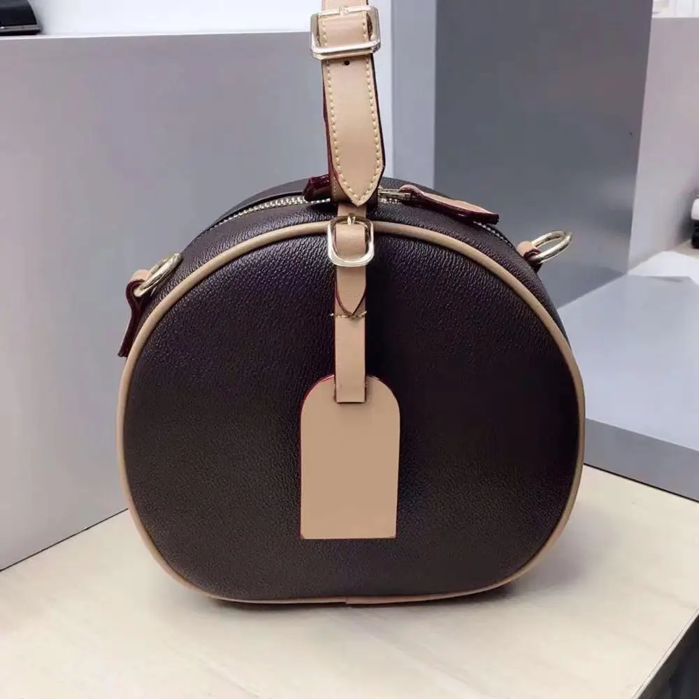 Высококачественная Роскошная портативная круговая женская сумка, кожаная модная Женская Ручная сумка-мессенджер