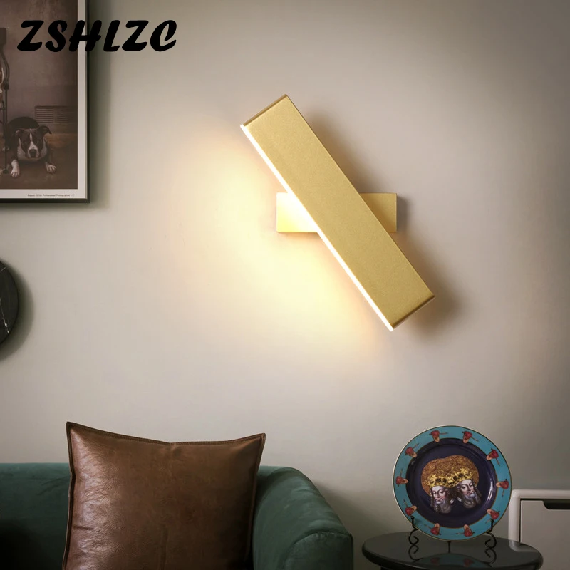 

Modern Wall Lamps for Rotation Living Room Lights Bedroom Bedside Aisle Corridor Foyer Hall Spin Indoor Lighting Home Fixtures