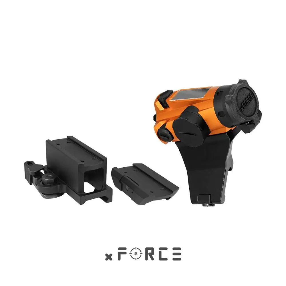 XR005ORN XFORCE XTSP Солнечный Красный точка зрения с низким и QD и 45 градусов крепление со смещением и Killflash/антиблик купить один получить 1 бесплатное крепление со смещением - Цвет: XR005ORN