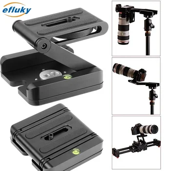 

Z Type Foldable Desktop Stand Holder Tripod with Ball Head Compatible Slide Rail Camera Camcorder Tripod with 1/4\ and 3/8Thread