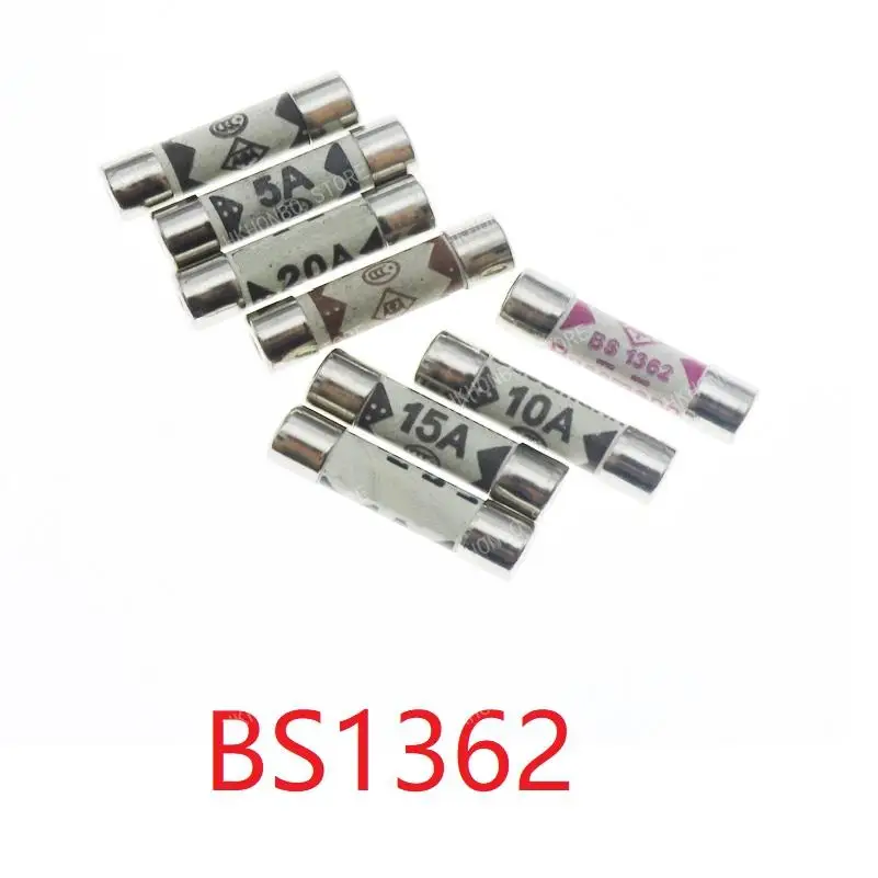 BK1/TDC180 BS1362 Керамика предохранитель 240VAC 6*25 мм 1A 2A 3A 5A 10A 13A