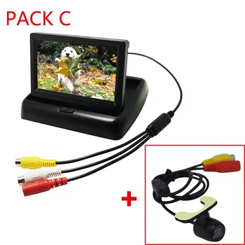 

4.3-Inch Desktop Display LCD Monitor + 16.5mm Plug-in Mini Small Butterfly on Board Camera