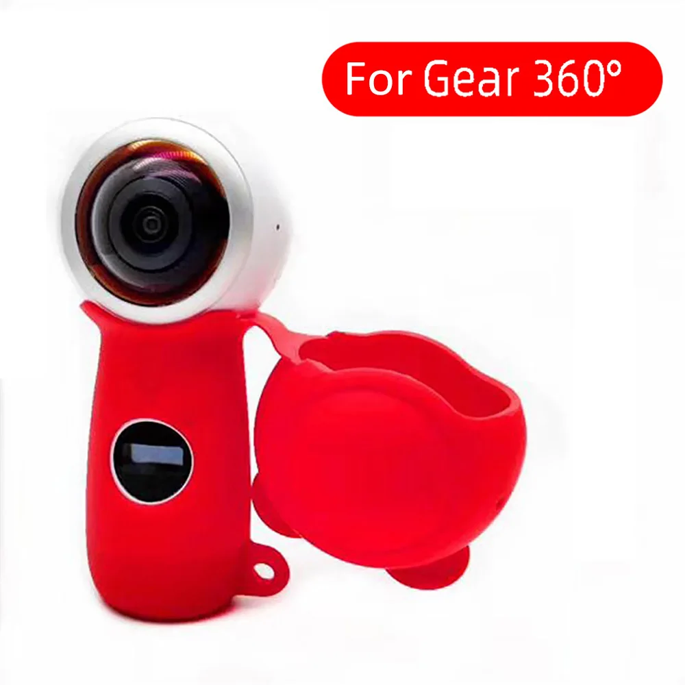 Защитный Чехол нескользящая Защита камеры мягкий для samsung gear 360 Силиконовый противоударный
