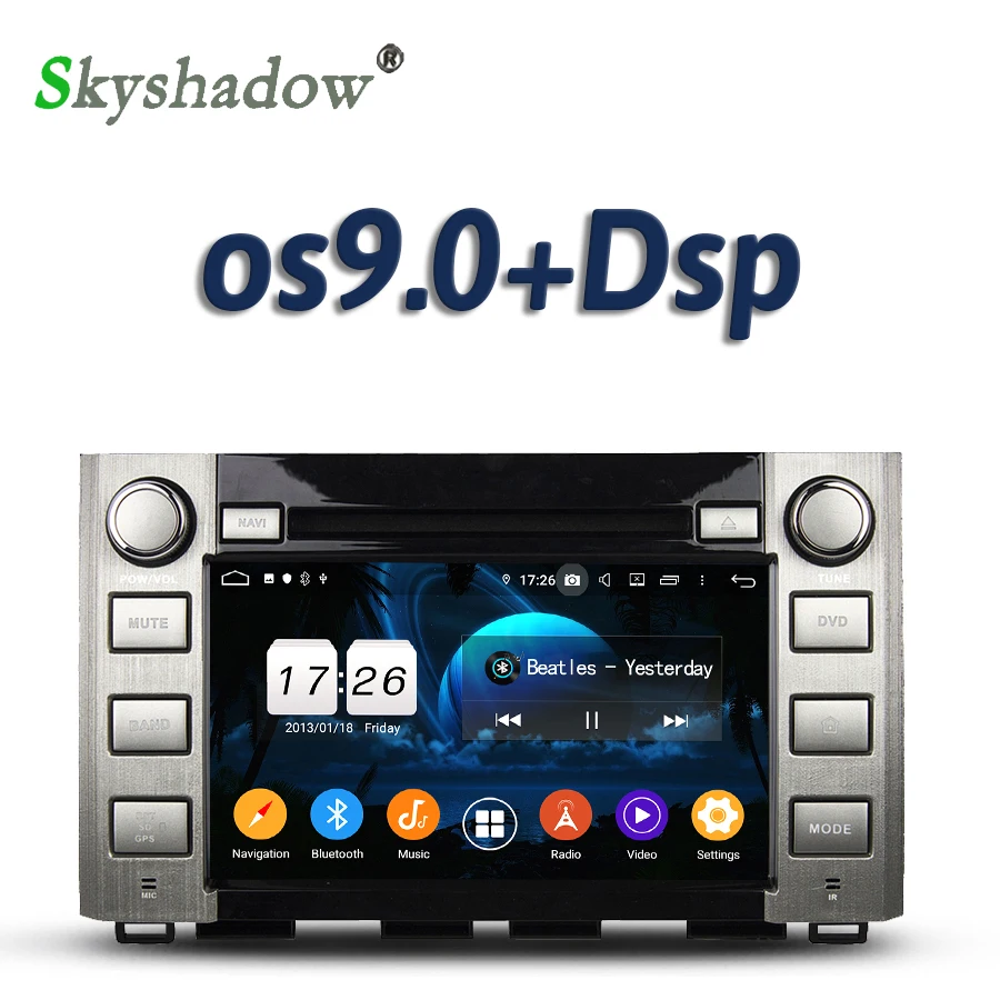 DSP Android 10 2 ГБ + 16 Гб 4 ядерный автомобильный DVD плеер GPS RDS радио wifi Bluetooth 5 0 рулевое
