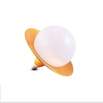 

10X Led dustproof prevent mist mosquitoes type cap lamp E27 220v screw lamp ceiling lamp, high-power a flying saucer