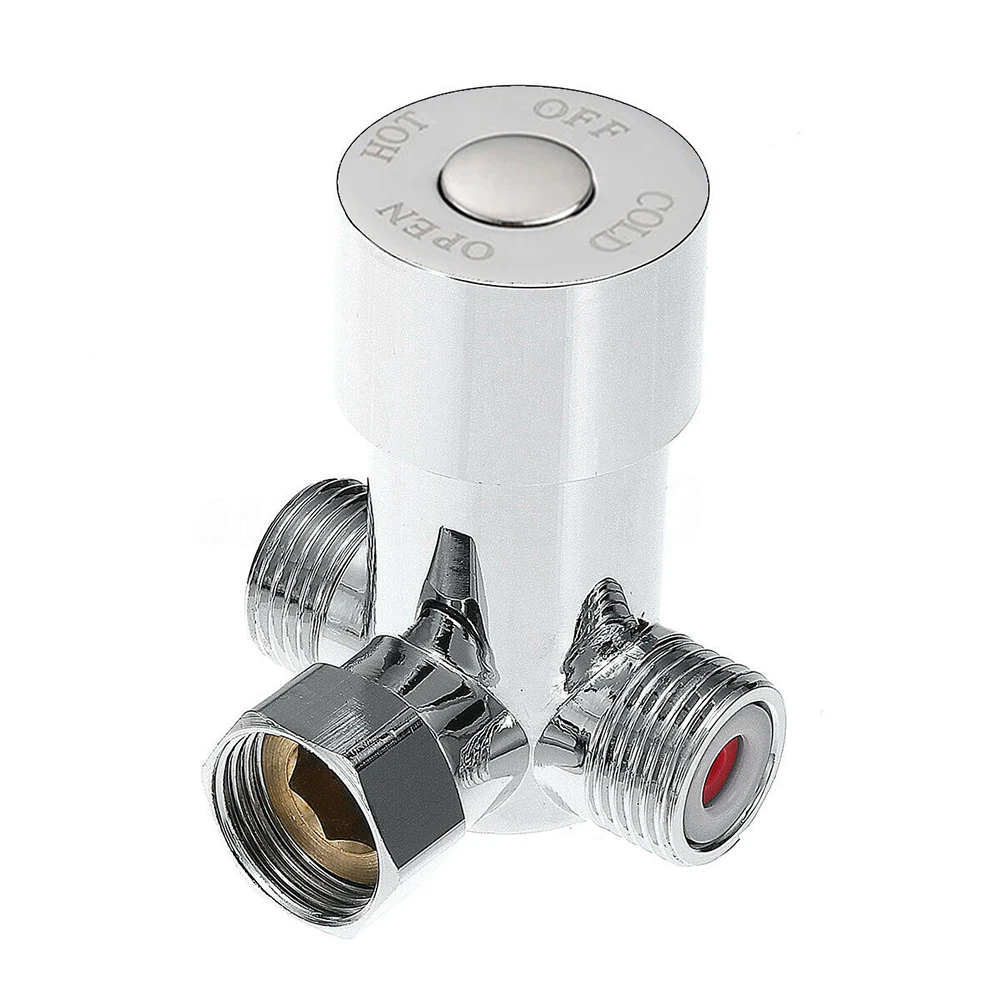 Temperature Control Mixing Valve Sensor Bathroom Faucet Thermostatic Water Tap Induction Accessories |