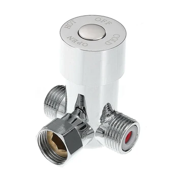 

Temperature Control Mixing Valve Sensor Bathroom Faucet Thermostatic Water Tap Induction Faucet Accessories