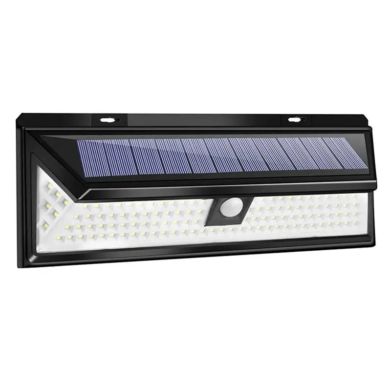 118 LED Solar Lights Outdoor Motion Sensor Wall Lamps Street Emergency Light Safety Light for Garden Front Door (Cold White)
