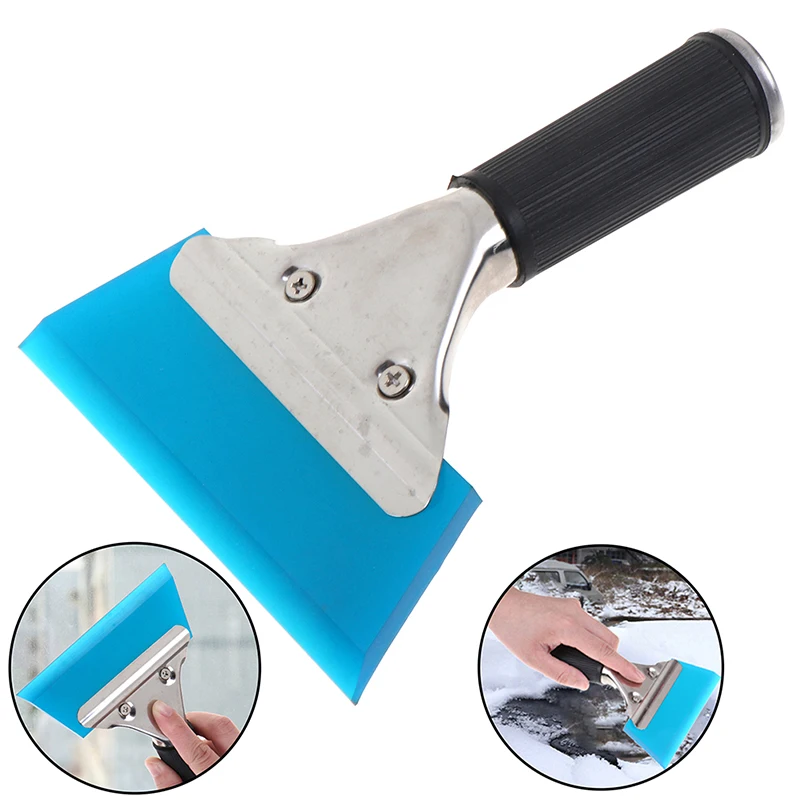 Car Tools Window Squeegee Water Wiper Handled Rubber Ice Scraper Blade Auto Snow Shovel Glass Cleaner Tinting Tool | Автомобили и