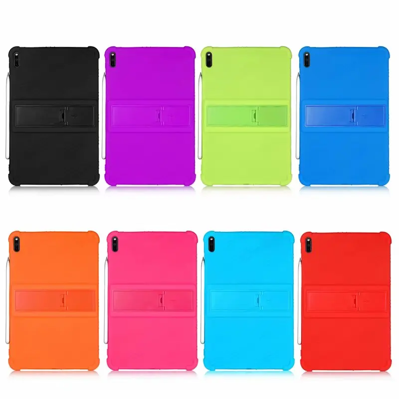 Safe Kids Morbida Custodia In Silicone Per Huawei Matepad Pro 10.8 Mrx-W09 Mrx-W19 Mrx-Al09 Supporti Tablet Della Copertura Della Pelle Borsette Capa