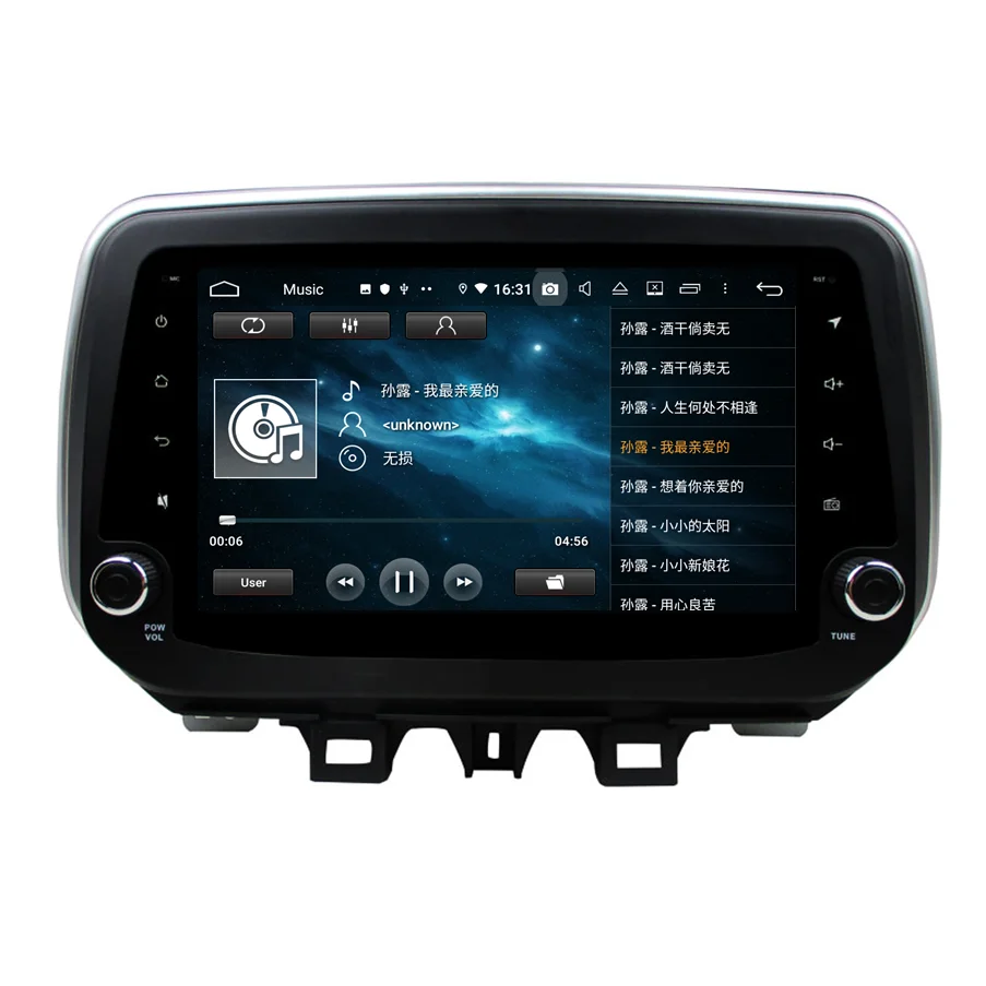 Excellent 9" Octa Core IPS screen Android 9.0 Car GPS radio Navigation for Hyundai ix35 Tucson 2018-2019 with 4G/Wifi,DVR,1080P 3