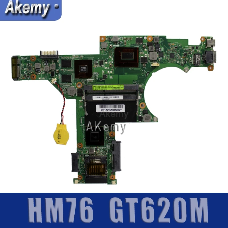 U47VC Ноутбук Motherbaord для For Asus процессор Материнская плата HM76 GT620M тест ОК |