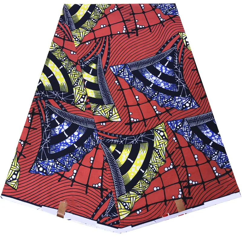 Nova chegada moda africano tecido de impressão