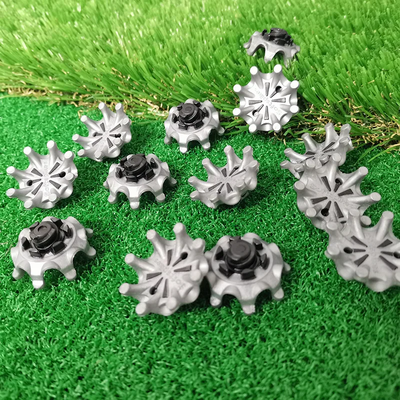 Pack 16 Pcs Soft Golf Shoes Spikes Pins 1/4 Turn Fast Twist Golf Spike Replacement Golf Accessories Supplies Drop Ship