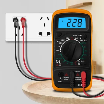 

XL830L Digital Multimeter Esr Meter Testers Automotive Electrical Dmm Transistor Peak Tester Meter Capacitance Meter