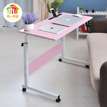

Wo yi mu language simple notebook computer desk bed desk with mobile lazy desk bedside computer desk