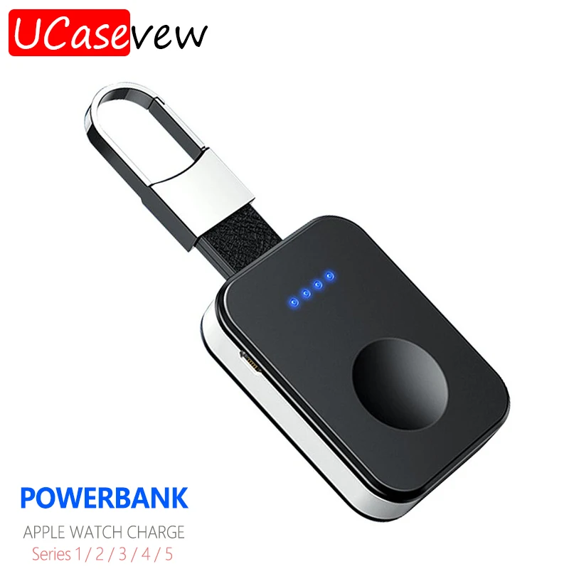 Qi Wireless Charger Magnetic Charging for Apple iWatch 5 4 3 2 Portable Mini PowerBank Watch Wireless Charging External Battery