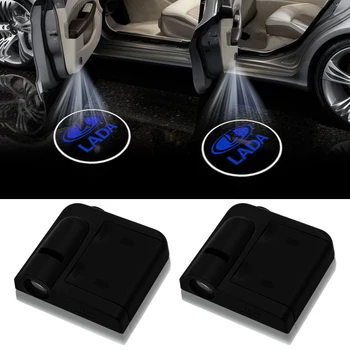 

2pcs Car Logo LED Door Welcome Logo Light for Lada VESTA Niva Kalina Priora Granta Largus Auto Badge Car Interior Accessories
