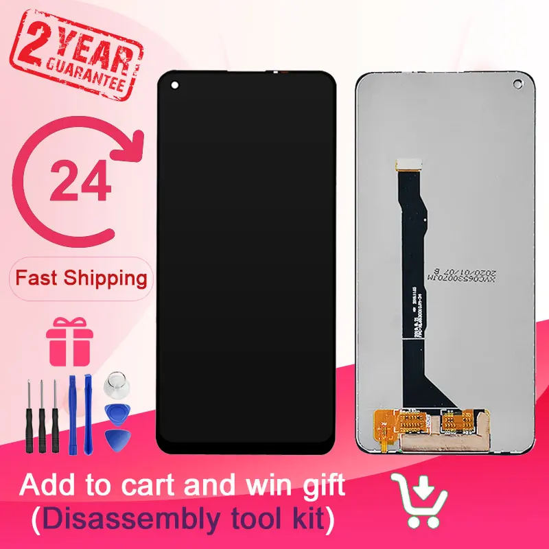 6 53 &quotдля UMIDIGI F2 ЖК-дисплей + сенсорный экран 100% протестированный ЖК-дигитайзер