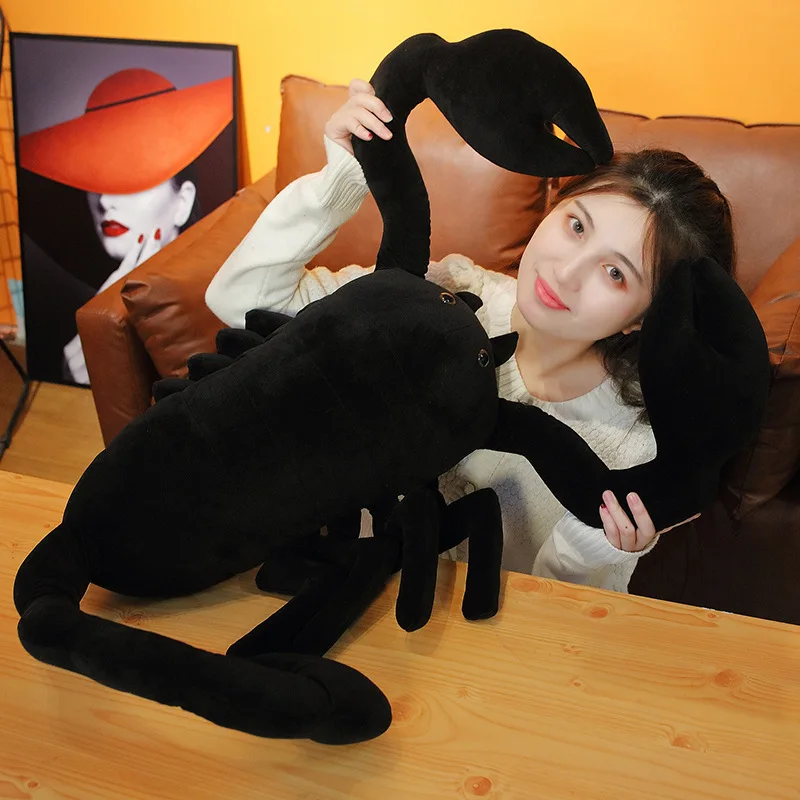 Black Scorpion Plush Toy Soft Stuffed Animal Doll