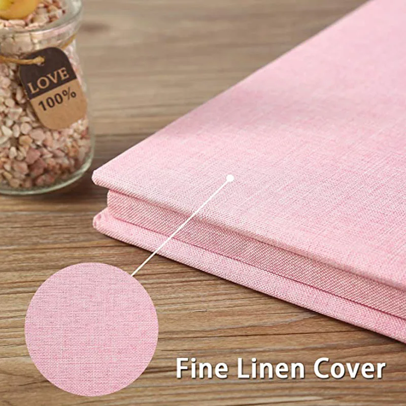 Simple Linen Self-adhesive Lamination DIY Photo Album Album Retro