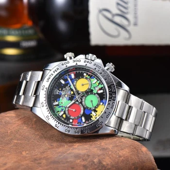 

2020 New Rolex- Oyster Perpetual Stainless Steel With Calendar Simple Quartz Watch women and Men's Casual Watches Gift 31