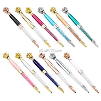

Shining Fashion Crown Ballpoint Pen 0.7mm Creative Cute BallPen Writing Tools